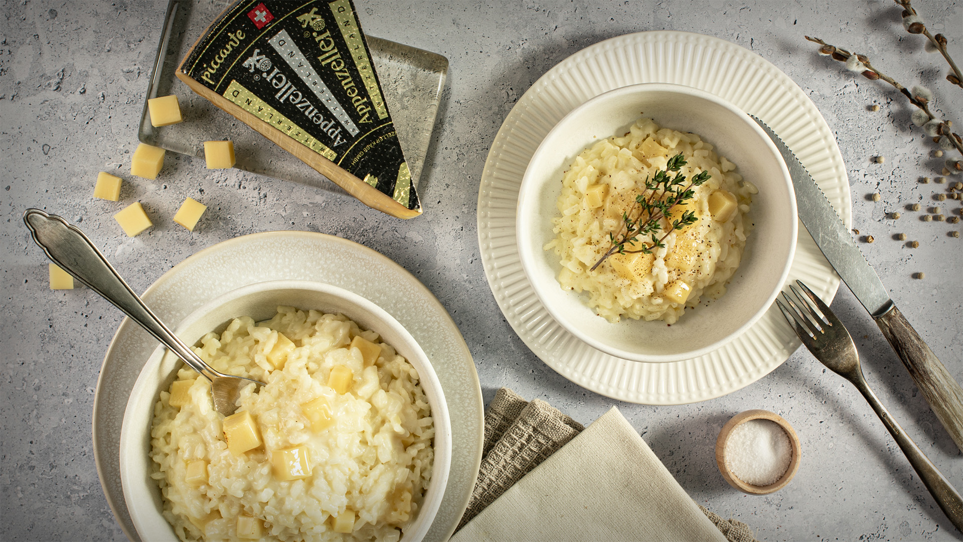 Appenzeller® Käse-Risotto