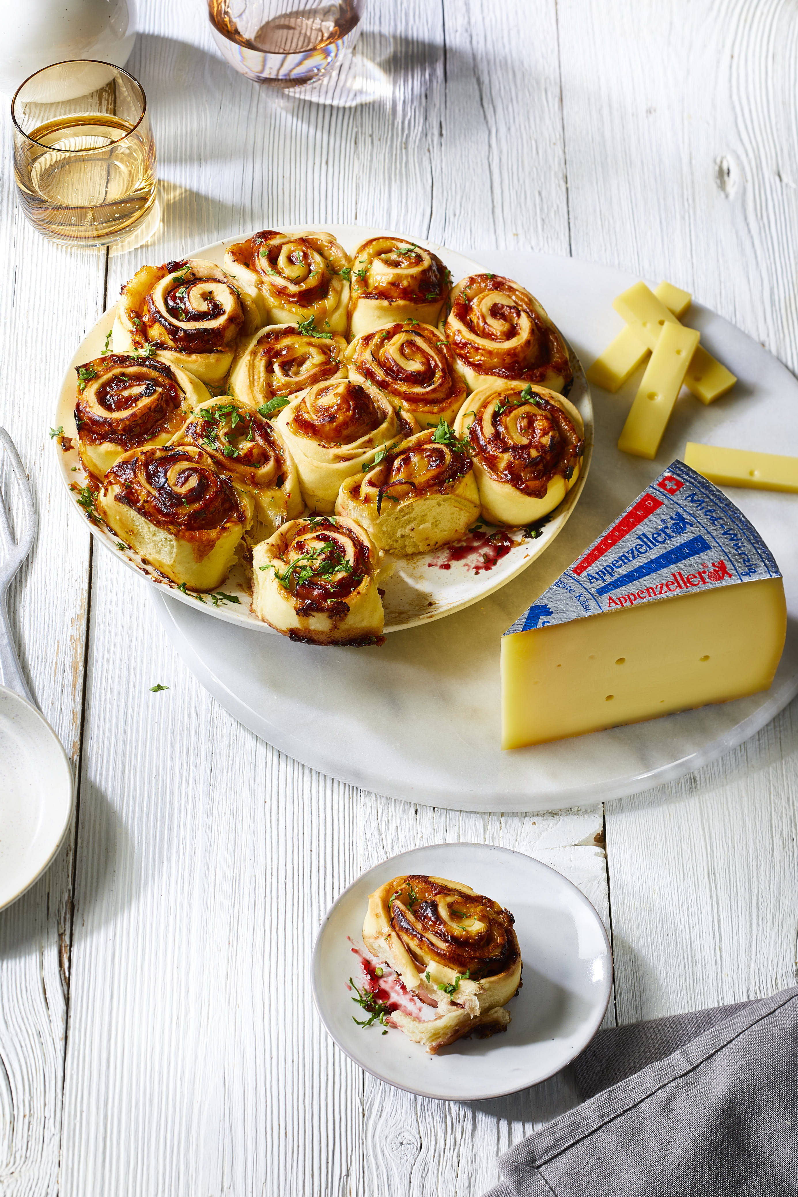 Schinken-Zupfbrot mit Appenzeller® Käse