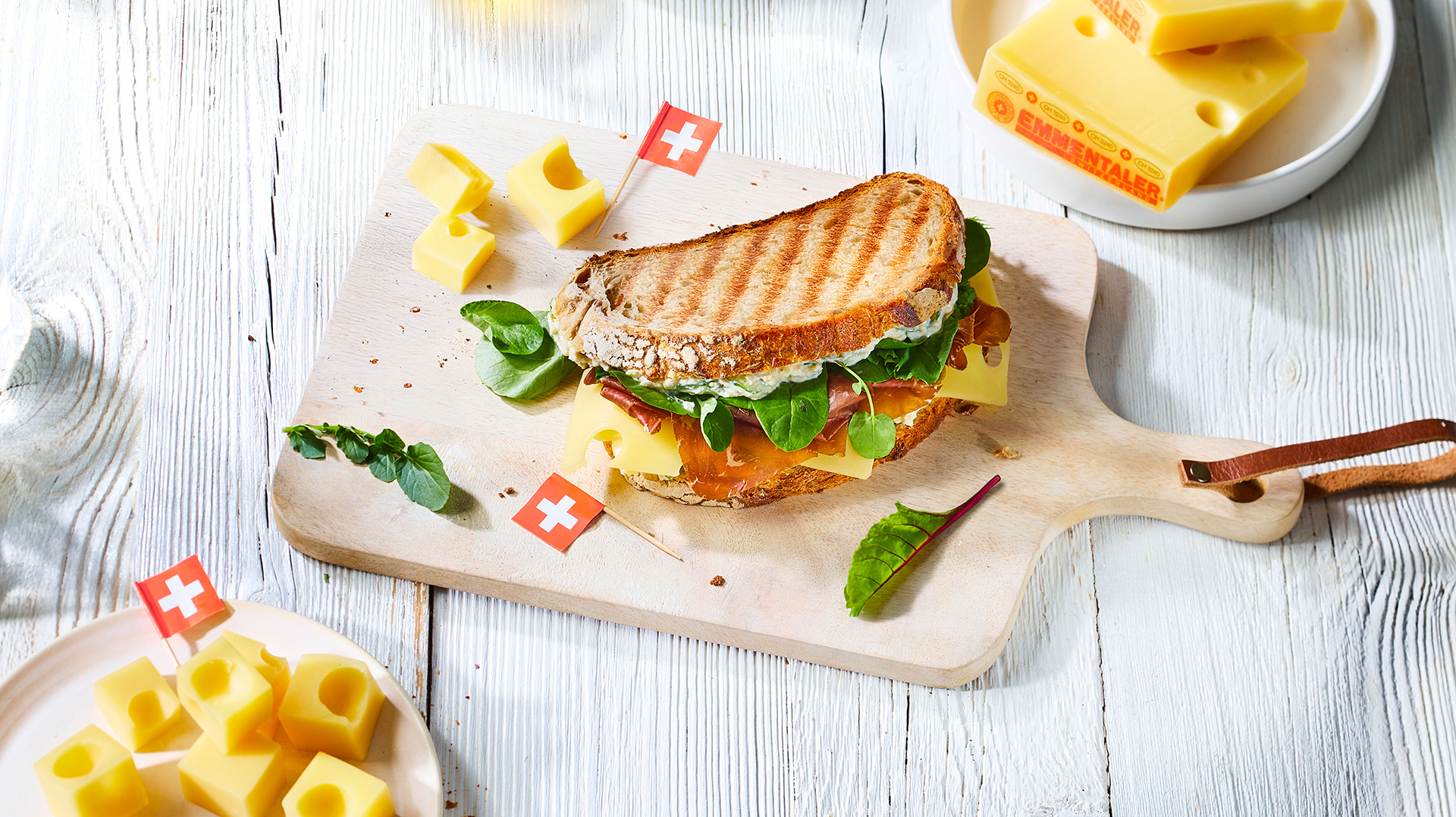 Grilled Cheese-Sandwich mit Schweizer Emmentaler AOP