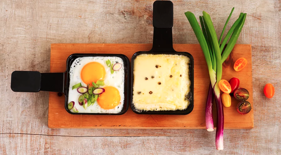 Raclette Suisse® mit Spiegelei